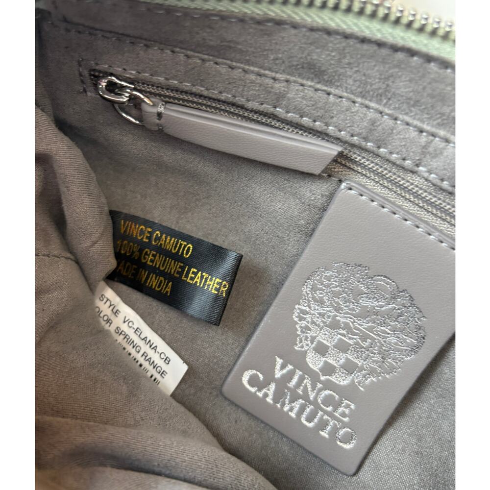Vince Camuto ELANA Leather Crossbody Shoulder Bag in Mint Pastel Green NWOT $158 - Picture 10 of 13